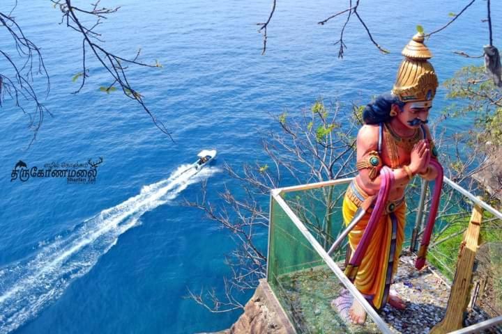 Uppuveli Beach House Trincomalee Bagian luar foto